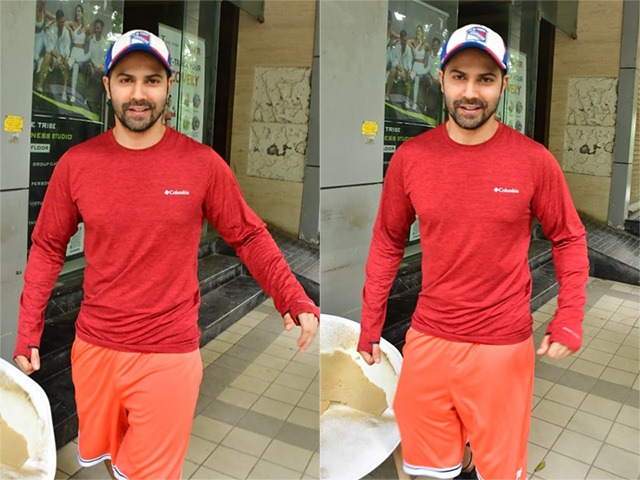 New Dad Varun Dhawan's Colour-Blocking Outfit