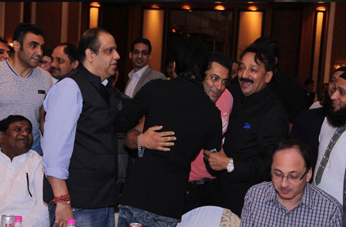 <b>The famous Salman-Shah Rukh Khan hug</b>: The film industry's most talked about feud seemingly ended at Mumbai politician Baba Siddique's iftaar party on July 22, 2013 with a hug between the two warring Khans Salman and Shah Rukh.

However, this was not The End. Salman declared  on TV show <i>Koffee With Karan</i>: "I am 100% sure that we will not be best of friends again. He's got his family and he's gone his way and I've gone my way. He doesn't need me, I don't need him."