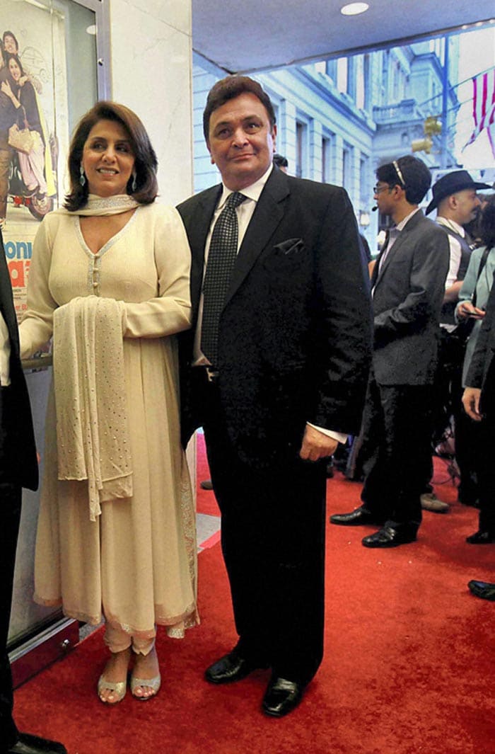 <b>While They Were Away</b><br><br>Ranbir made the most of the empty house as mommy-daddy shone at the 11th Annual New York Indian Film Festival. But the real perk was Rishi's: Wifey Neetu stood gracefully next to him in a white Abu-Sandeep <i>salwar-suit</i> and emerald drop earrings. <br><br><embed allowScriptAccess="never" saveEmbedTags="true" quality="high" wmode="transparent" bgcolor="#ffffff" name="beta3" salign="tl" scale="autoscale" type="application/x-shockwave-flash" pluginspage="http://www.macromedia.com/go/getflashplayer" FlashVars="p=5036232" src="http://i.polldaddy.com/poll.swf" width="252" height="210"></embed>