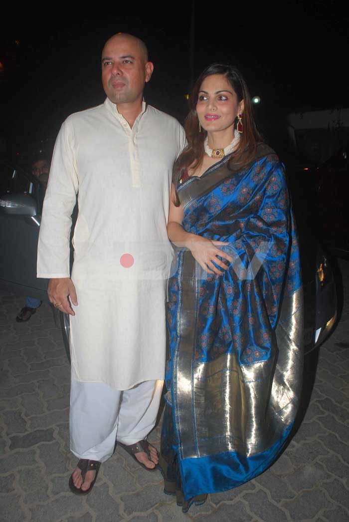 Atul Agnihotri with wife Alvira. (Image: Varinder Chawla)