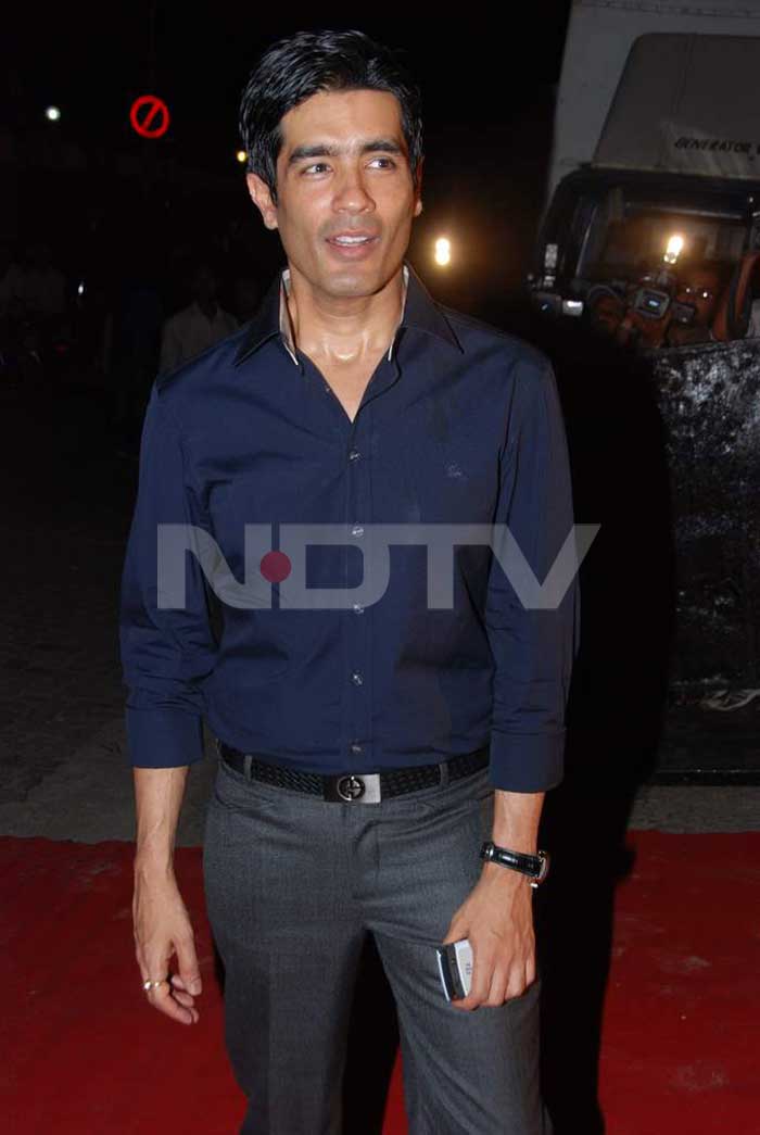 Designer Manish Malhotra at the reception.