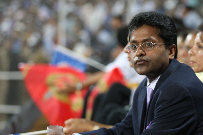 IPL chairman and commissioner Lalit Modi watches from the stands during the 2010 DLF Indian Premier League T20 semi final match between Mumbai Indians and Royal Challengers Bangalore played at DY Patil Stadium on April 21, 2010 in Navi Mumbai, India.  (Photo: IPL2010/Getty Images)