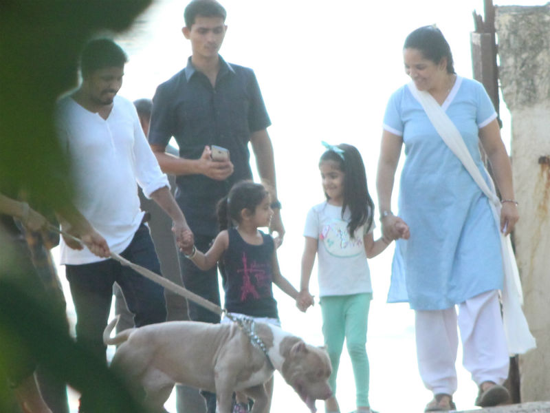 Akshay Kumar's Daughter Nitara Enjoys Evening Walk With Friend