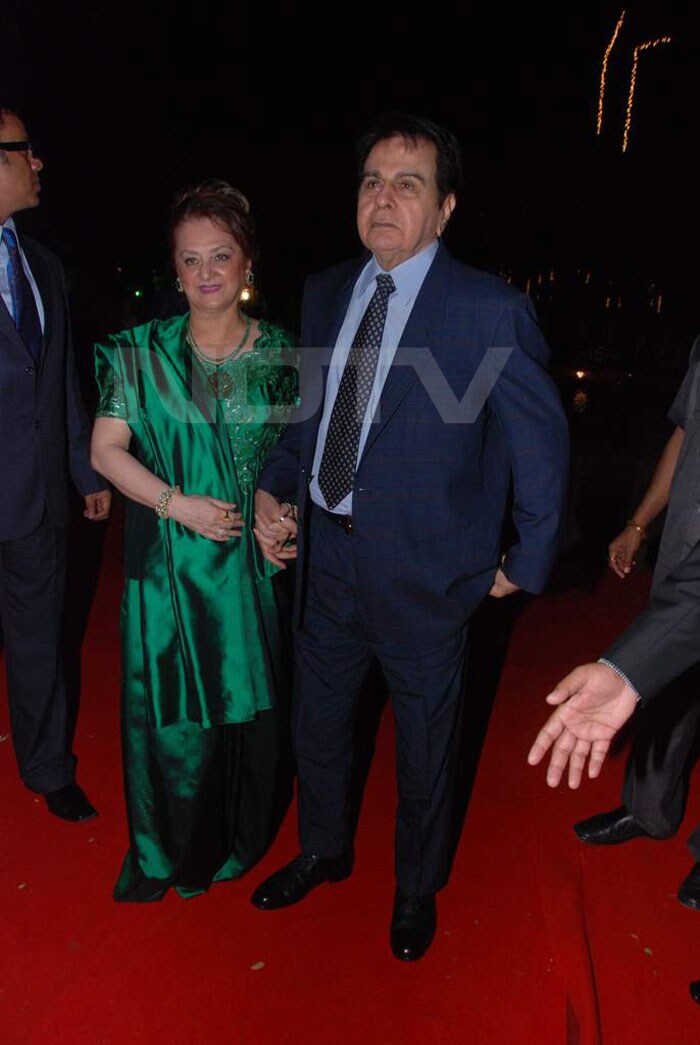 Turn Back Time: Thespian Dilip Kumar and his better half, Saira Banu.