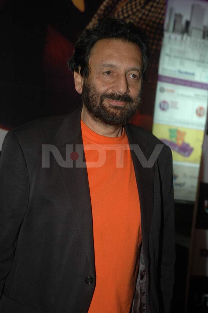 Director Shekhar Kapur looks great.