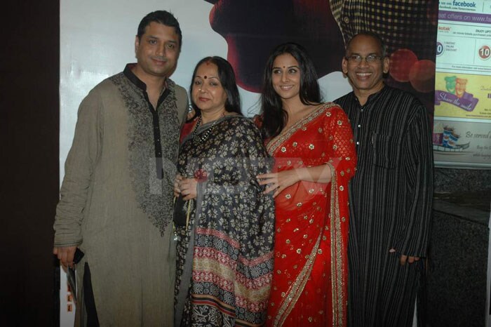 Vidya with her family.