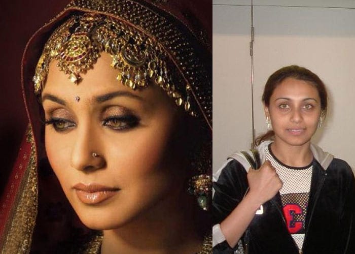Pelakon Bollywood Rani Mukherjee Tanpa Makeup