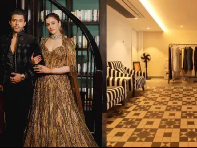 MS धोनी के पड़ोसी नुपूर सेनन- स्टेबिन बेन, 10 फोटो में देखें सी फेसिंग घर के प्राइवेट पूल से लेकर किचन की झलक