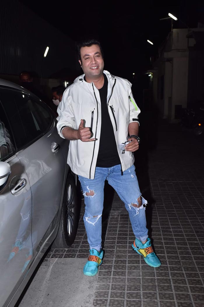 Actor Varun Sharma was also present at the screening of his film.