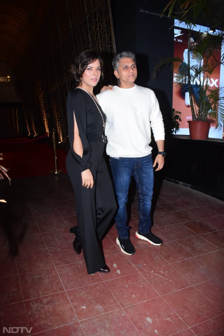 Mohit Suri was captured with his wife Udita Suri after a long time in an event. (Image courtesy-Varinder Chawla)