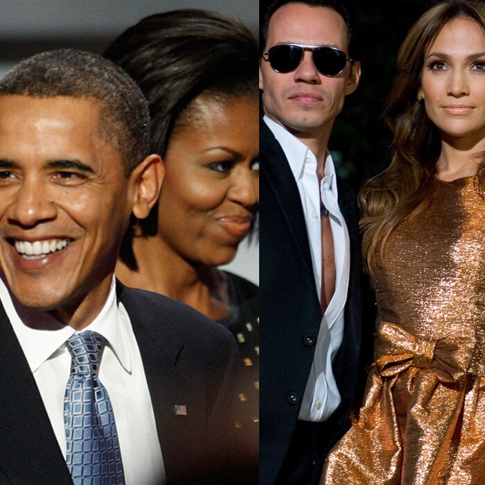Jennifer Lopez arrives for a taping of &quot;In Performance at the White House: Fiesta Latina,&quot; a concert hosted by US President Barack Obama celebrating Hispanic musical heritage, on the South Lawn of the White House in Washington, DC, on October 13, 2009. Televised on October 15th on public broadcasting stations nationwide, participants also include Jimmy Smits, Gloria Estefan, George Lopez, the Bachata music group Aventura, and the Chicano rock band Los Lobos. (Photo: AFP)