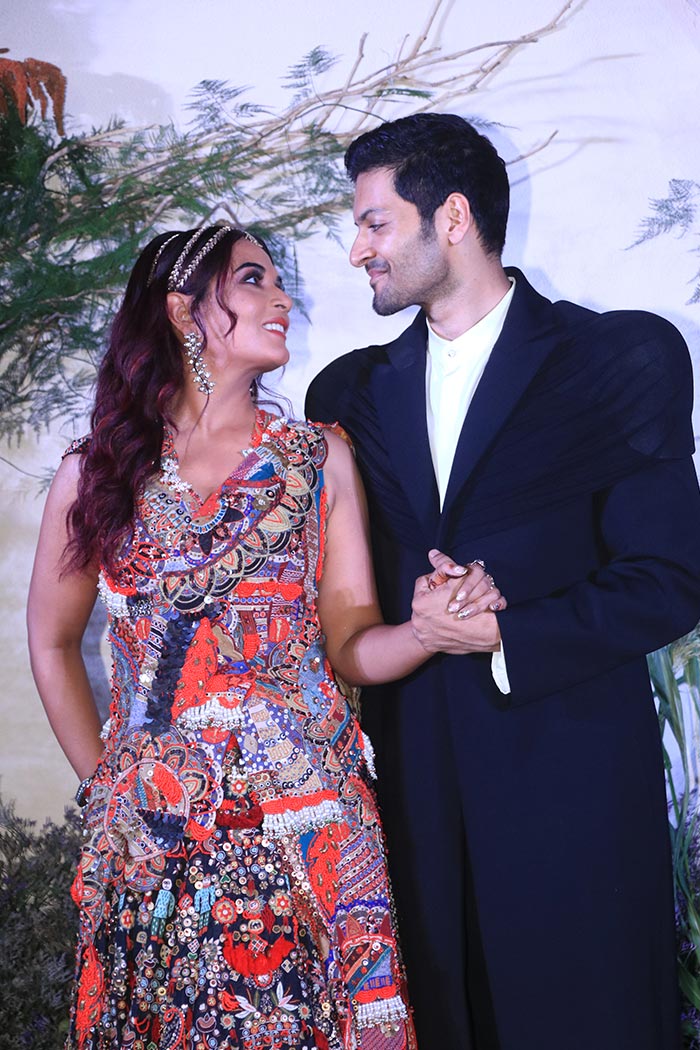 Richa Chadha and Ali Fazal were all smiles for the camera.