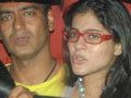 Ajay, Kajol at the screening of <i>Once Upon a Time</i>...