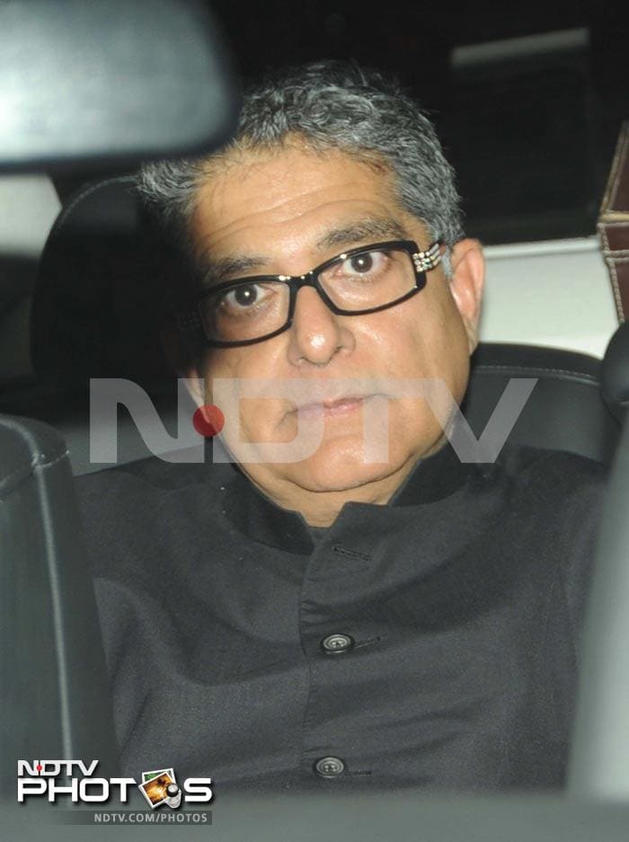 Deepak Chopra made it for the party.