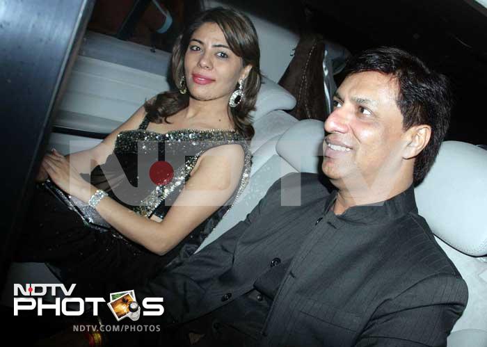 Director and producer Madhur Bhandarkar with wife Renu Namboodiri.