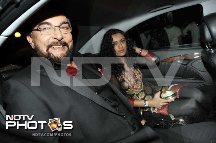 Kabir Bedi flashes a smile.