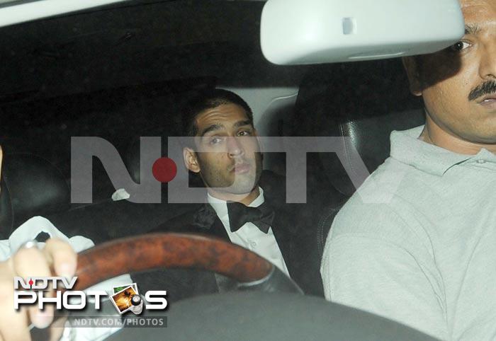 Sidhartha Mallya wears a tux for the party.