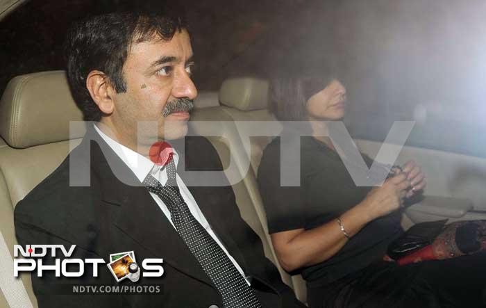 Director Rajkumar Hirani with wife Manjeet Hirani.