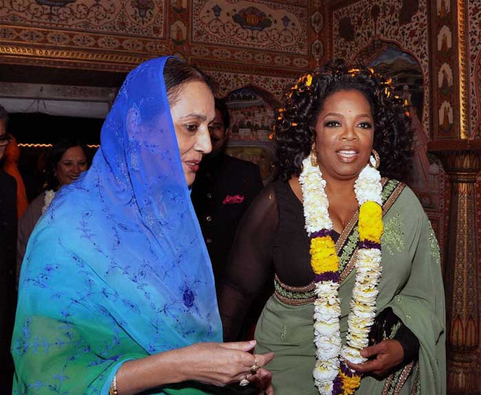 Oprah meets Jaipur Royals