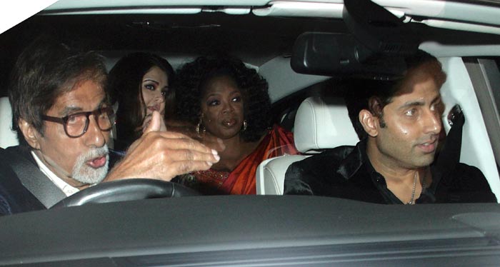 Oprah Winfrey meets the Bachchans