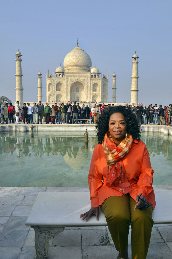 <b>Quote</b>: Taj Mahal life:  When NDTV asked, "You think you're going to ask for a Taj Mahal to be built for you?", Oprah replied, "I think it would be completely unnecessary. I think my life has been the Taj Mahal, I think."<br><bR>

<a href="http://www.ndtv.com/video/player/ndtv-special-ndtv-24x7/my-life-has-been-a-taj-mahal-ndtvs-oprah-exclusive/221764" class="fn fl fa fs12">Watch the complete interview here</a>