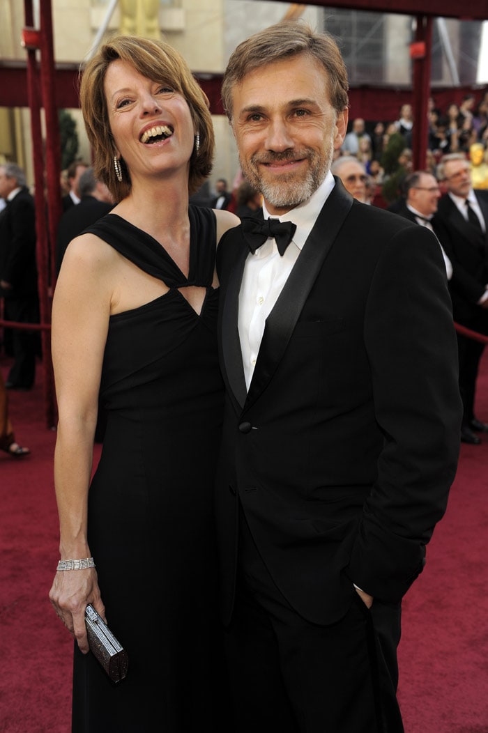 Christoph Waltz and his wife Judith Holste arrive at the 82nd Academy Awards on Sunday, March 7, 2010, in the Hollywood section of Los Angeles. (Photo: AP)