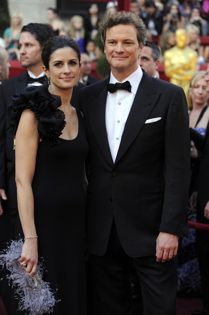 Colin Firth and his wife Livia Giuggioli the 82nd Academy Awards on Sunday, March 7, 2010, in the Hollywood section of Los Angeles. (Photo: AP)