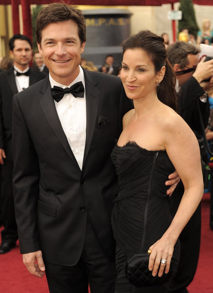 Jason Bateman and his wife Amanda Anka arrive the 82nd Academy Awards on Sunday, March 7, 2010, in the Hollywood section of Los Angeles. (Photo: AP)