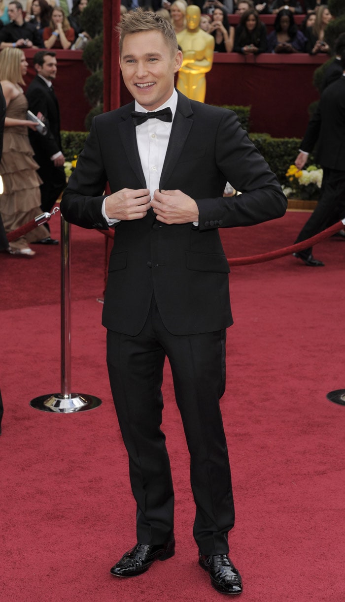 Brian Geraghty from <i>The Hurt Locker</i> arrives at the 82nd Academy Awards on Sunday, March 7, 2010, in the Hollywood section of Los Angeles. (Photo: AP)