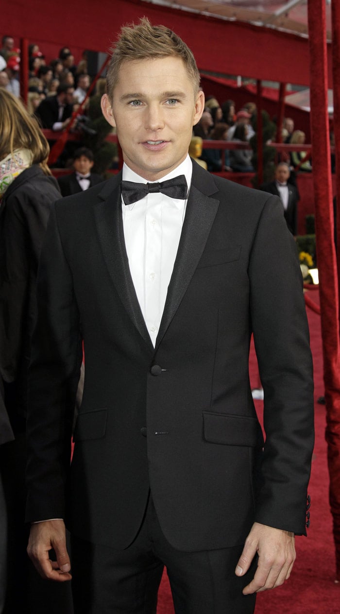 Brian Geraghty arrives at the 82nd Academy Awards on Sunday, March 7, 2010, in the Hollywood section of Los Angeles. (Photo: AP)