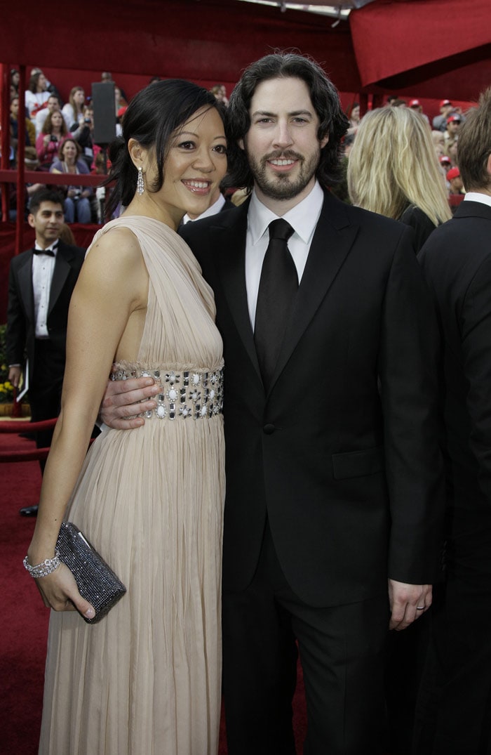 <i>Up In The Air</i> director Jason Reitman and his wife Michele Lee arrive at the 82nd Academy Awards on Sunday, March 7, 2010, in the Hollywood section of Los Angeles. (Photo: AP)