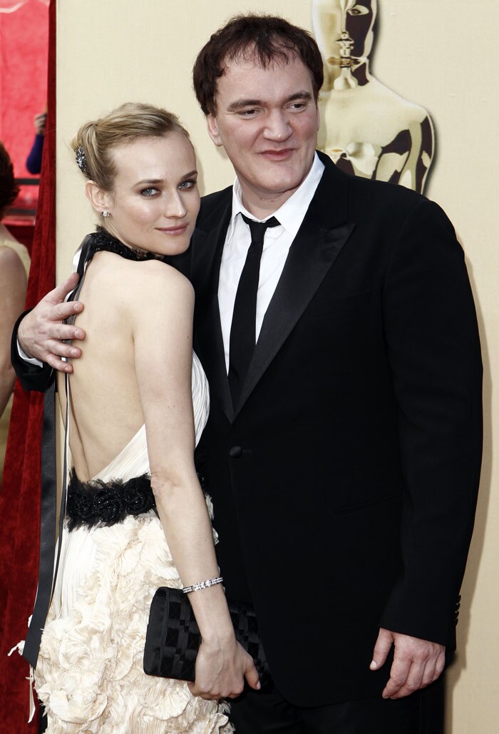 Diane Kruger and director Quentin Tarantino arrive during the 82nd Academy Awards on Sunday, March 7, 2010, in the Hollywood section of Los Angeles. (Photo: AP)