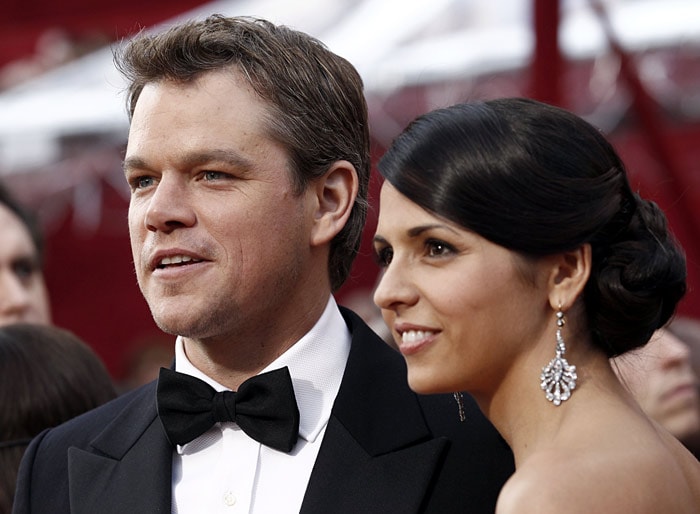 Matt Damon and Luciana Damon arrive during the 82nd Academy Awards on Sunday, March 7, 2010, in the Hollywood section of Los Angeles. (Photo: AP)