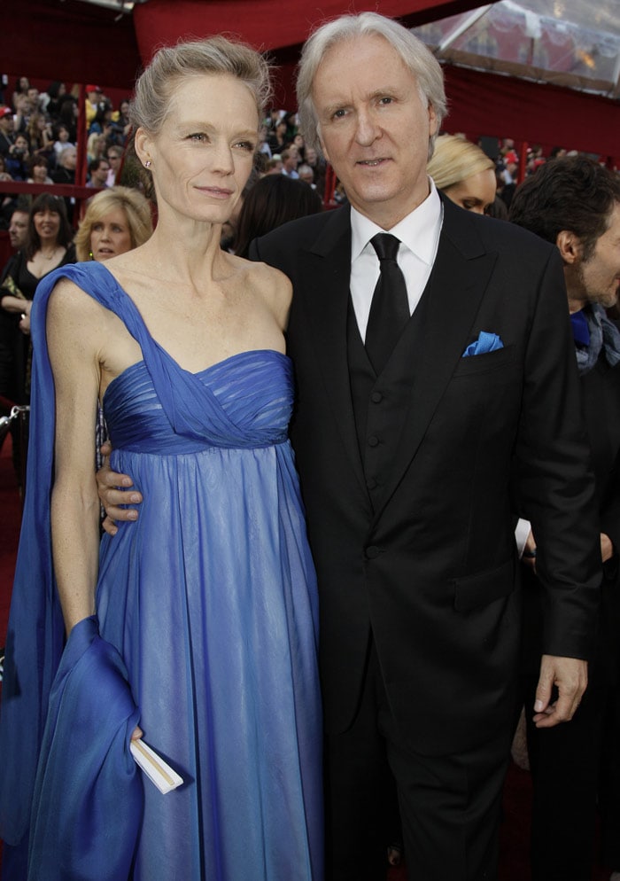 James Cameron and wife, Suzy Amis arrives at the 82nd Academy Awards on Sunday, March 7, 2010, in the Hollywood section of Los Angeles. (Photo: AP)