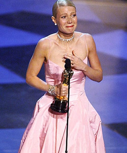 Gwenyth Paltrow won the Best Actress award in 1999 for <I>Shakespeare in Love</i>.