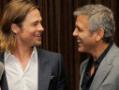 Photo : Oscar nominees Pitt, Clooney do power lunch