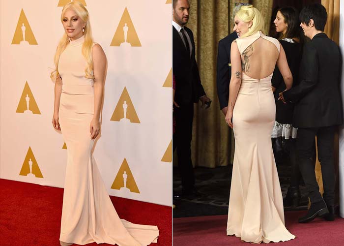 What a Sight! Jennifer, Lady Gaga at Oscars 2016 Luncheon