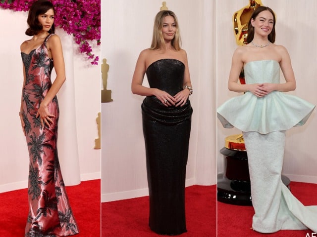 Photo : Oscars 2024 Red Carpet: The Fashion Roundup - Emma Stone, Margot Robbie, Zendaya And Others