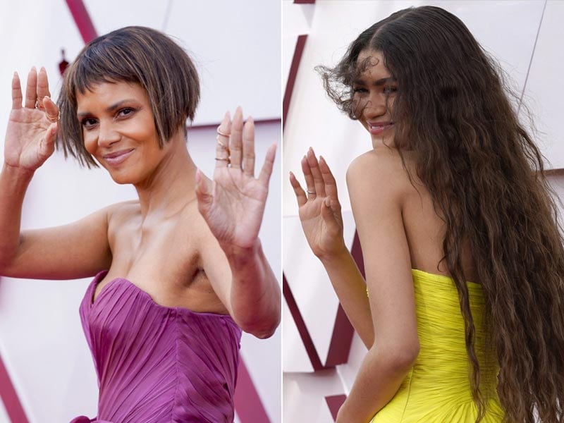 Photo : Oscars 2021: All The Cool Red Carpet Moments, From Zendaya To Halle Berry