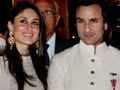 Kareena with Saif at Padma Shri awards