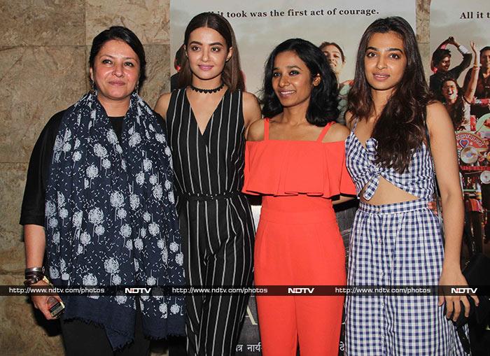 Radhika Apte Checks In To Watch Her Film <I>Parched</i>