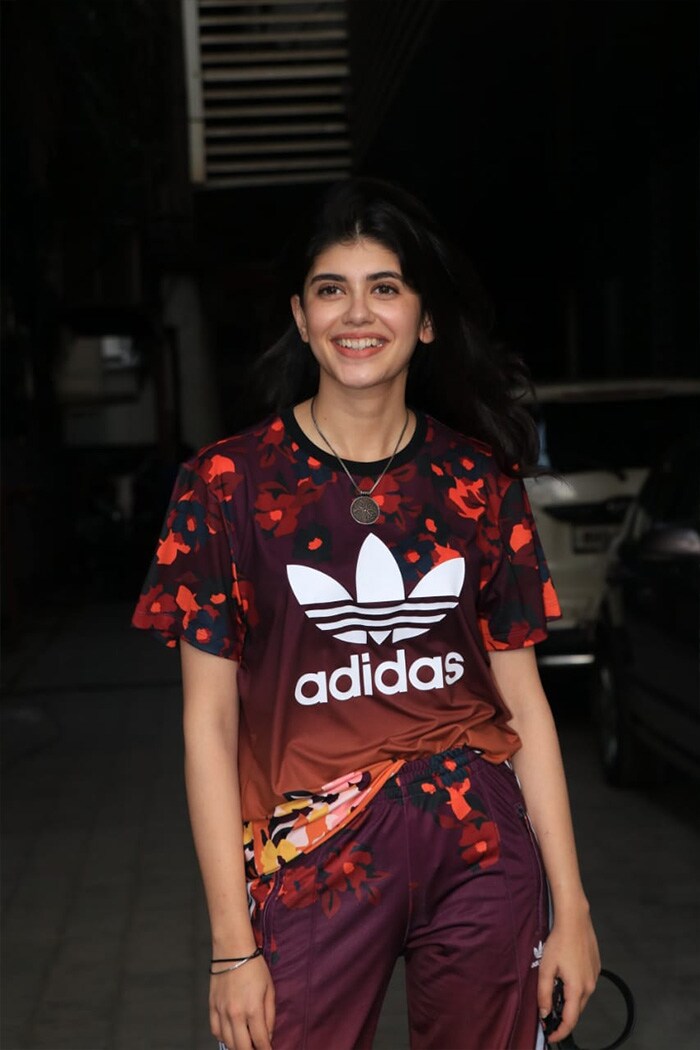 Sanjana Sanghi was pictured at her dance class.