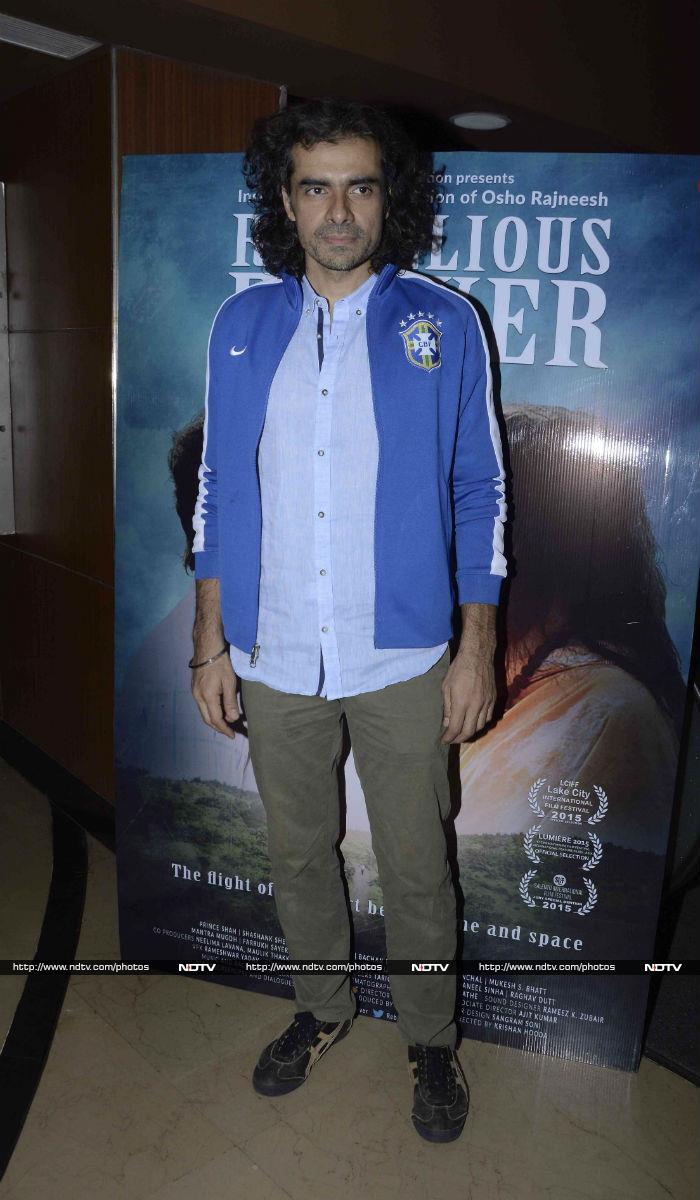 Ranbir's <I>Tamasha</i> director Imtiaz Ali was spotted at the screening of <I> Rebellious Flower</i>, which was held on the same day.