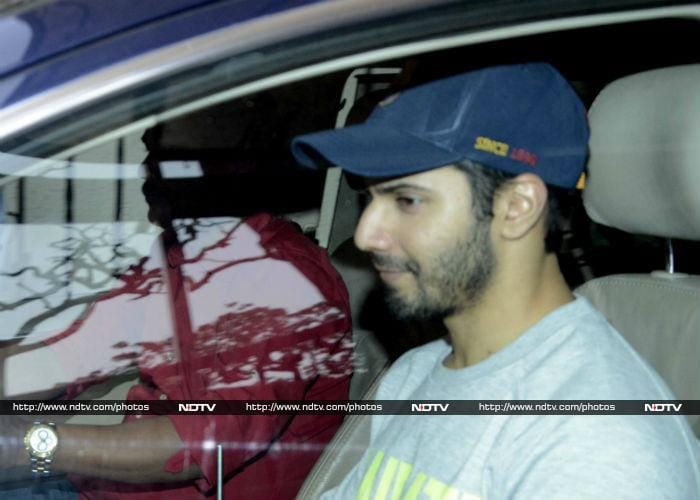 We also caught a glimpse of Varun Dhawan.