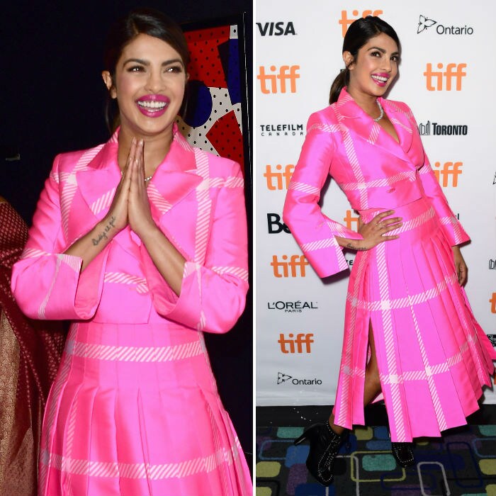 Priyanka Chopra Paints Toronto Pink