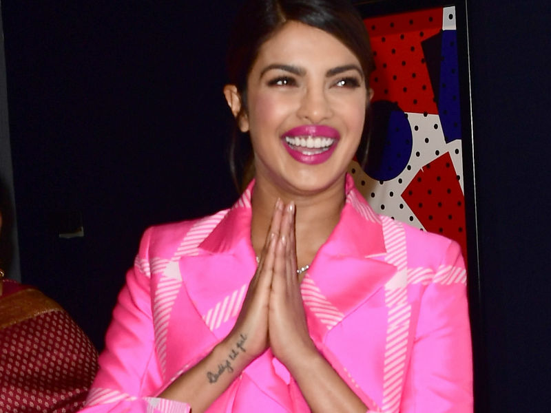 Priyanka Chopra Paints Toronto Pink
