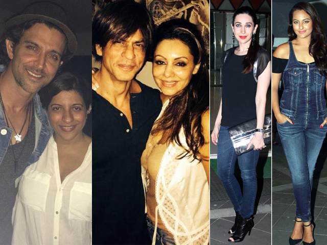 Hrithik, SRK, Sonakshi, Karisma Celebrate Gauri's Birthday