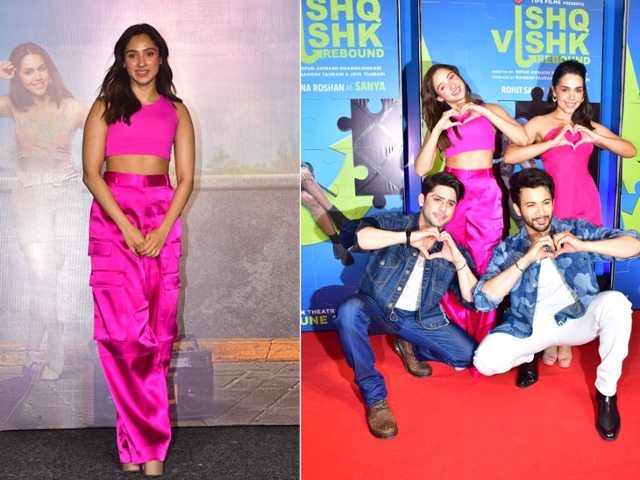 Pashmina Roshan, Rohit Saraf Lit Up <i>Ishq Vishk Rebound</i> Trailer Launch Pashmina Roshan, Rohit Saraf Lit Up <i>Ishq Vishk Rebound</i> Trailer Launch