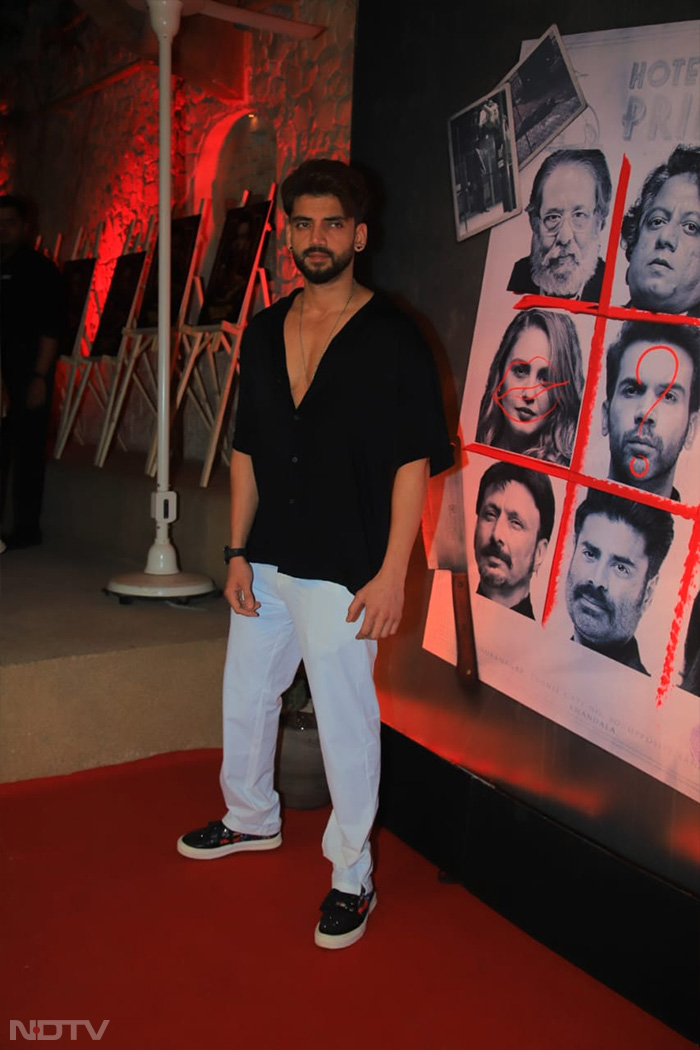 Zaheer Iqbal was also pictured at the party.
(Image courtesy: Varinder Chawla)