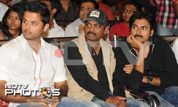 Pawan Kalyan at the music launch of <i>Ishq</i>